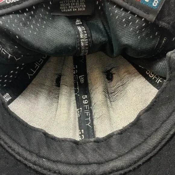 Vintage New Era San Francisco Giants Hat Mens 7 3/8 Black G Logo Fitted Cap MLB - Picture 5 of 5